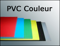 Plaque de PVC couleur